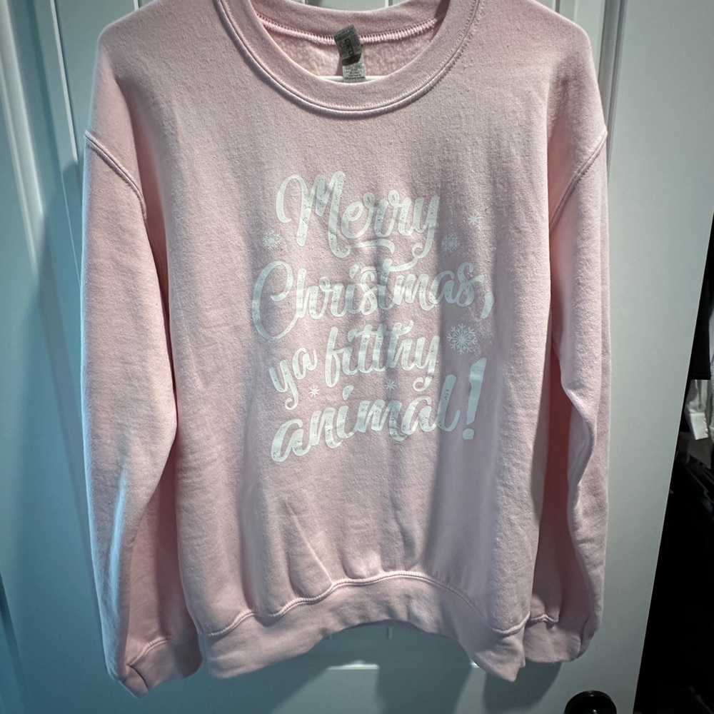 Pink pullover
